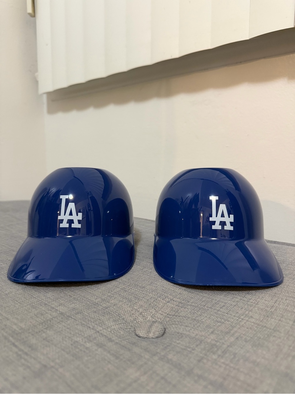 2 Los Angeles Dodgers Baseball Helmet Popcorn Bowls